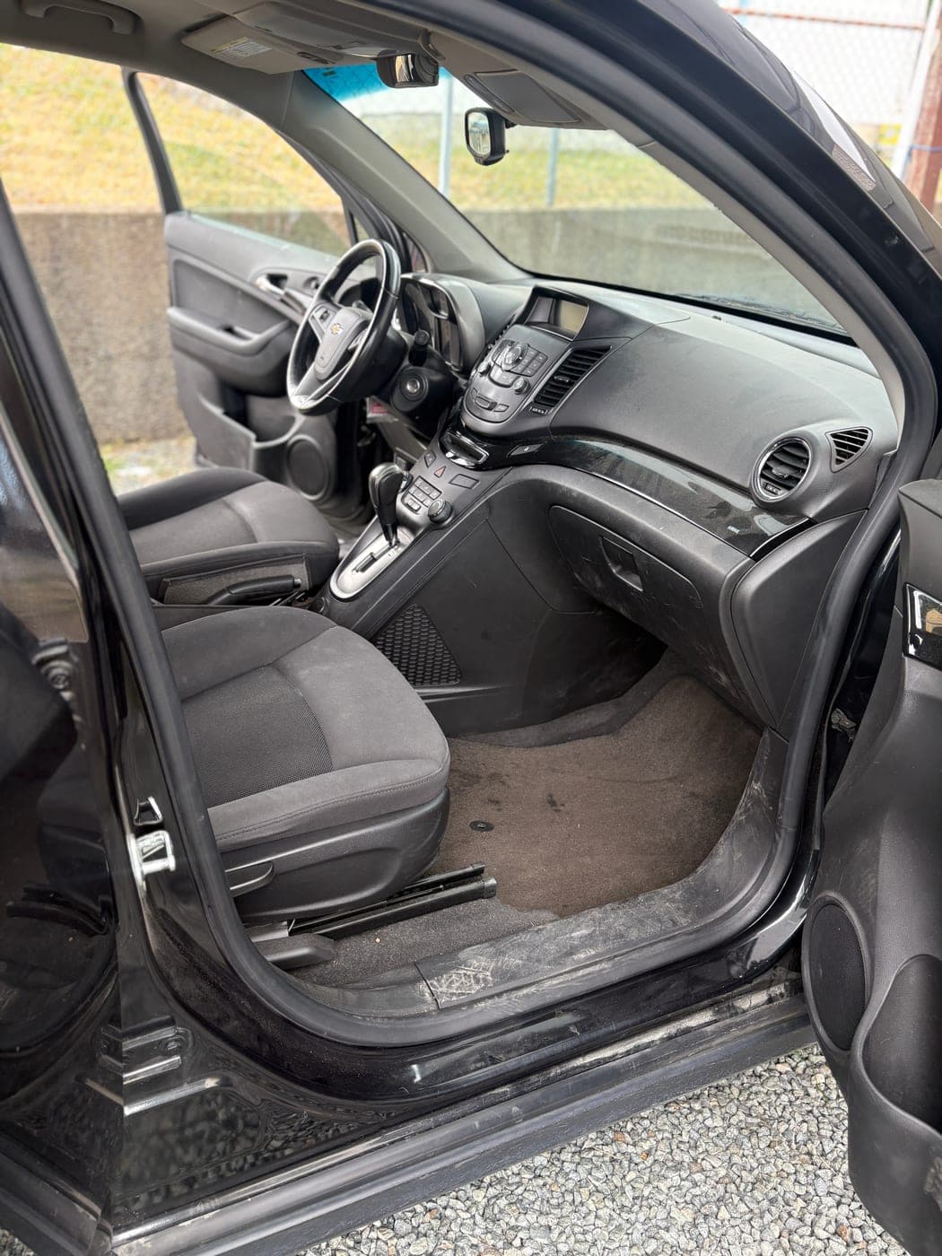 Front Interior & Door Sills — before detailing